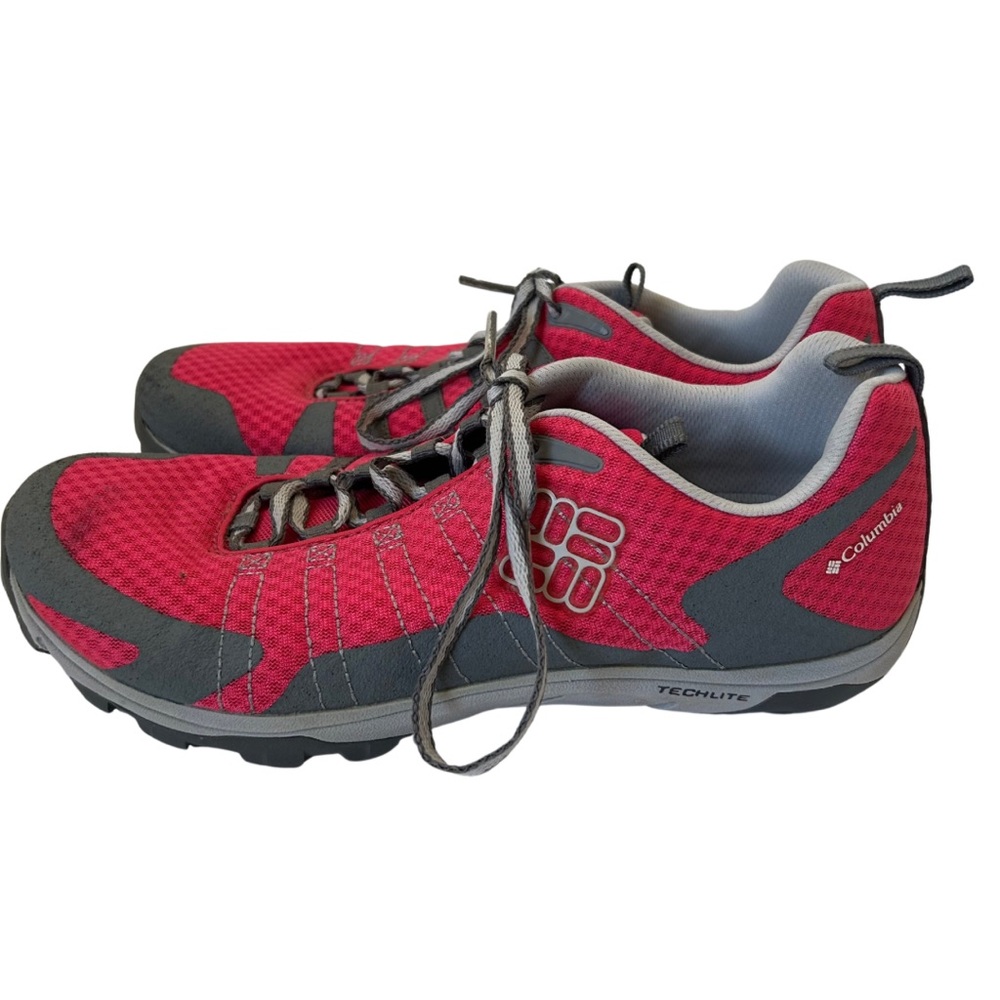 Columbia Sneakers Trail Running Conspiracy Vapor Pink Red Gray Shoes Women’s 9